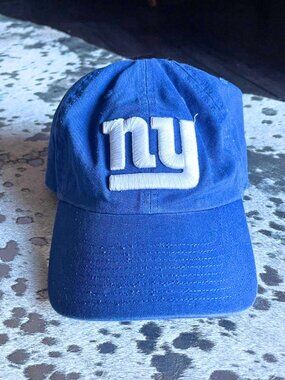 ’47 Brand New York Giants Clean Up Hat Blue Adjustable NFL Cap